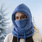 Warm Scarf Integrated Hood