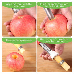 2-In-1 Fruit Pitter And Peeler, Convenient Fruit Pitting Tool