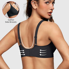 Seamless Deep V Push-up Wireless Bra