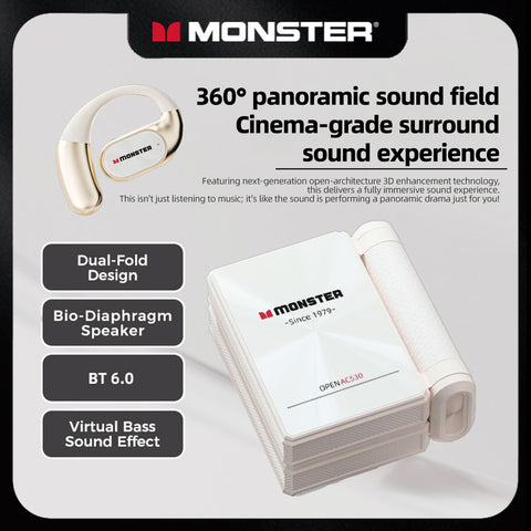 Headphones Bluetooth with Dual-Fold Design, Noise Isolation - 145H Playtime Wireless Earbuds Bluetooth 6.0, IPX5 Waterproof & Sweatproof Wireless Headphones, Headset Ideal Traveling Gadgets & Electronic Gifts for Men and Women