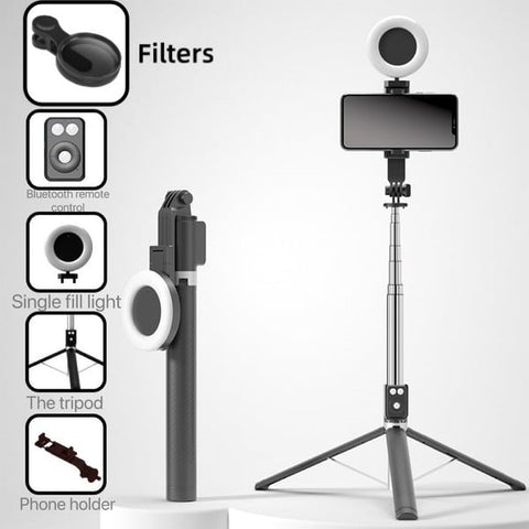 🎁Hot Sale 50% OFF⏳New 6 in 1 Bluetooth Selfie Stick