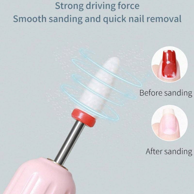 2 In 1 Grinding And Manicure Tool With Led Light