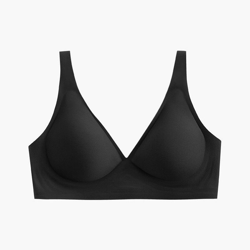 Seamless Wireless Jelly Comfort Plunge Bra
