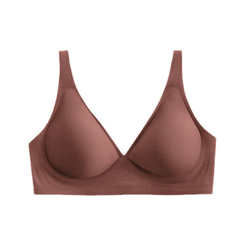 Seamless Wireless Jelly Comfort Plunge Bra