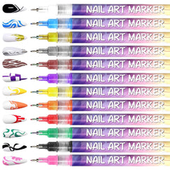 12-color Nail Art Pen Set