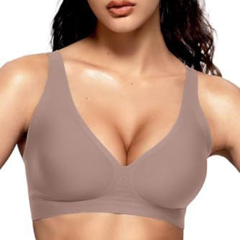Deep V Push Up Bras No Underwire