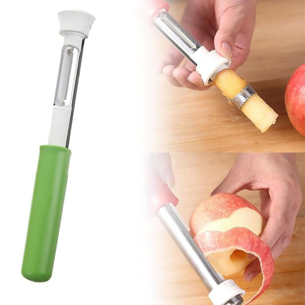 2-In-1 Fruit Pitter And Peeler, Convenient Fruit Pitting Tool