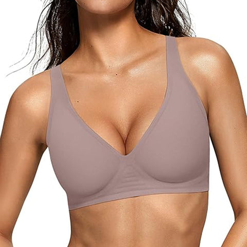 Deep V Push Up Bras No Underwire