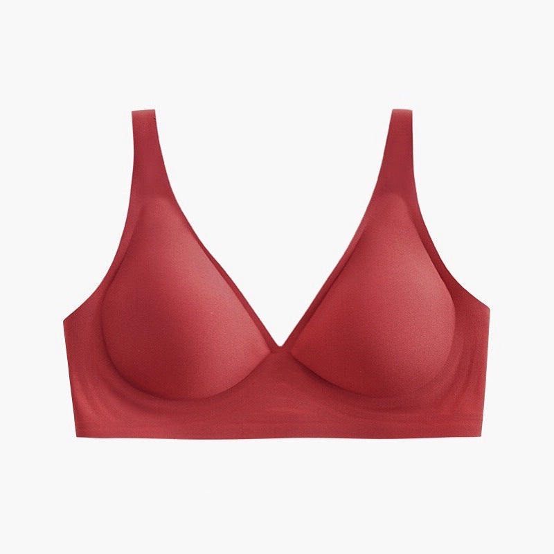 Seamless Wireless Jelly Comfort Plunge Bra
