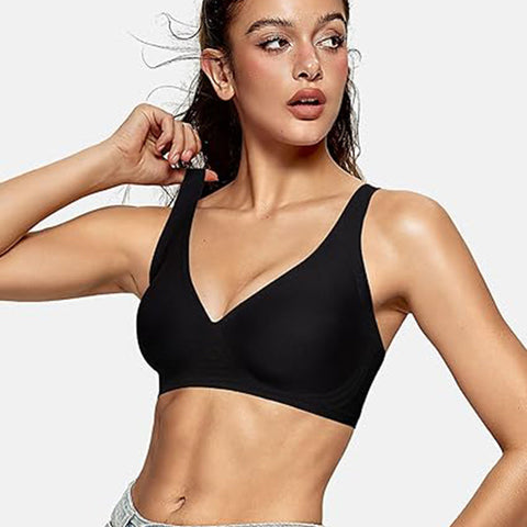 Deep V Push Up Bras No Underwire