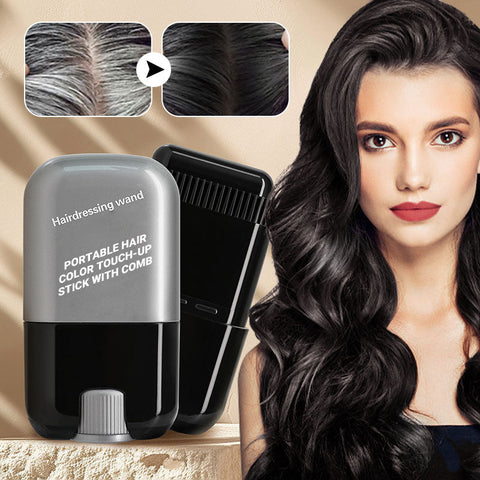 Portable Hair Color Touch-up Stick With Comb
