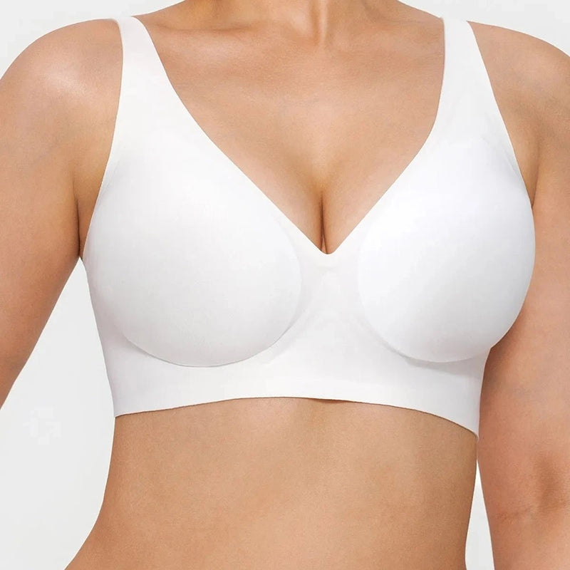 Seamless Wireless Jelly Comfort Plunge Bra