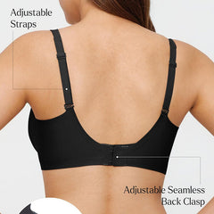 Seamless Wireless Jelly Comfort Plunge Bra