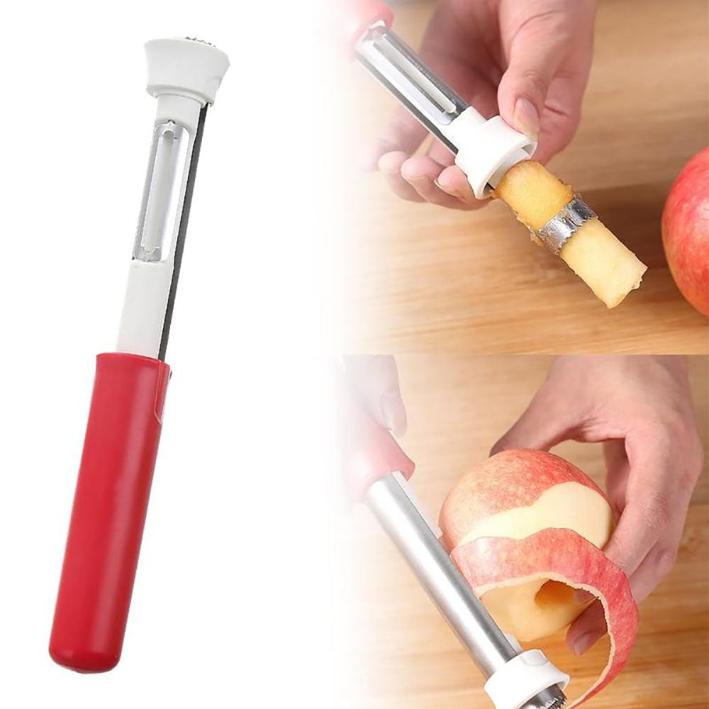 2-In-1 Fruit Pitter And Peeler, Convenient Fruit Pitting Tool