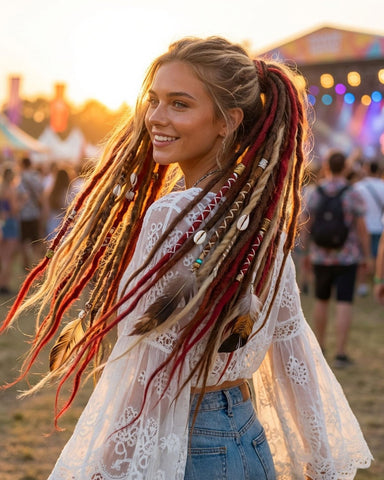 ⏰New Year's Lowest Price! 🎉 - 👩🏼‍🦱Elastic Dread Ponytail Salty Soul