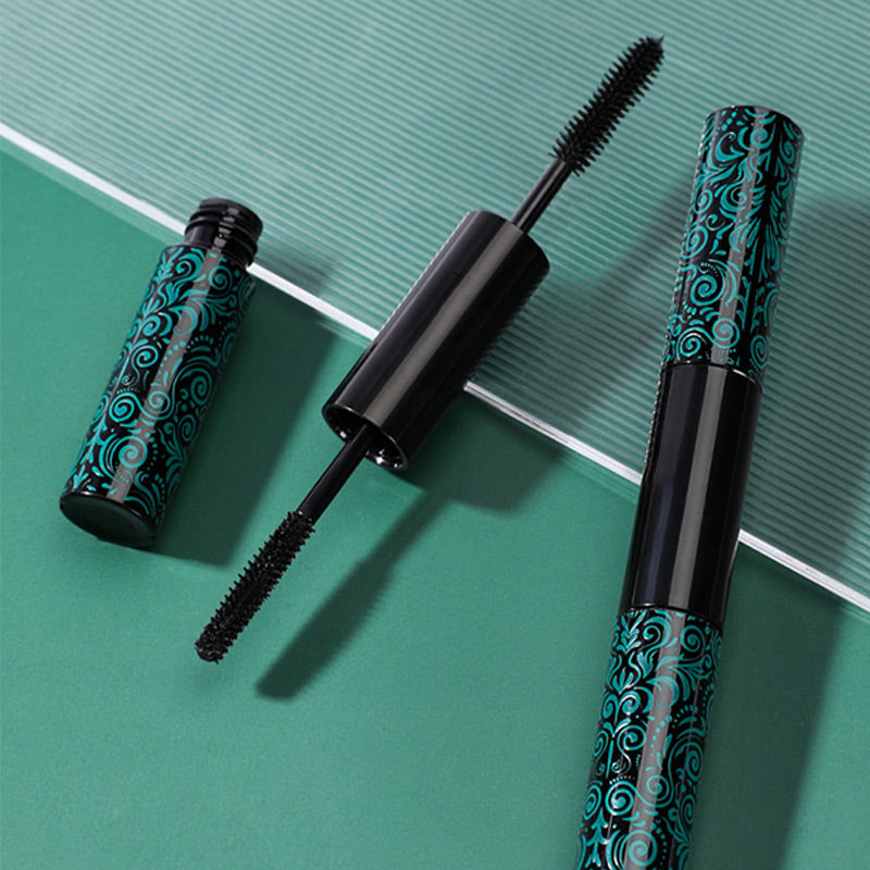 2-in-1 Waterproof Long Lasting Black Mascara
