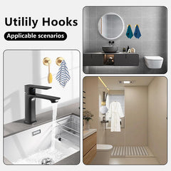 2 Packs Suction Cup Hooks, Kitchen Home Essentials