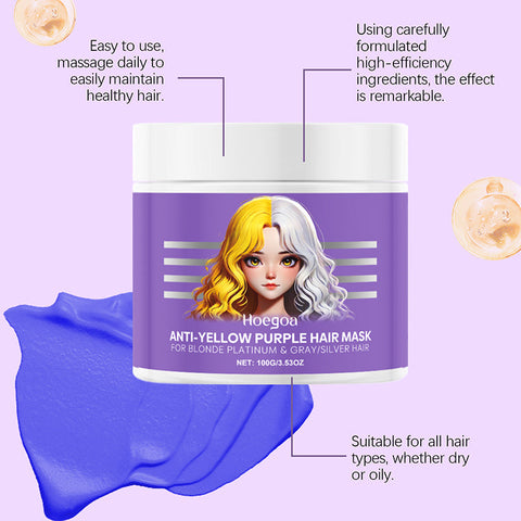 Anti-yellowing Purple Hair Mask