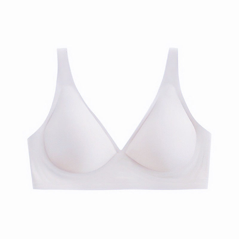 Seamless Wireless Jelly Comfort Plunge Bra