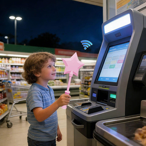 3D Printed Tap to Pay Wand, Contactless Payment Card Holder, Suitable Scenarios for Card Payment