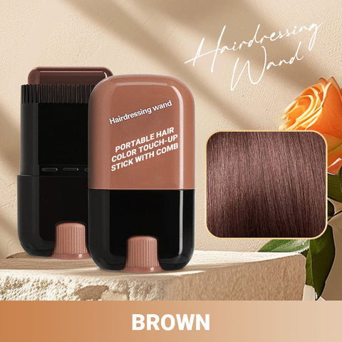 Portable Hair Color Touch-up Stick With Comb